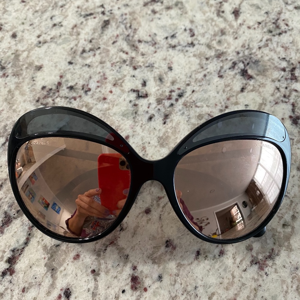 Chanel  Cat Eyes Mirror Sunglasses